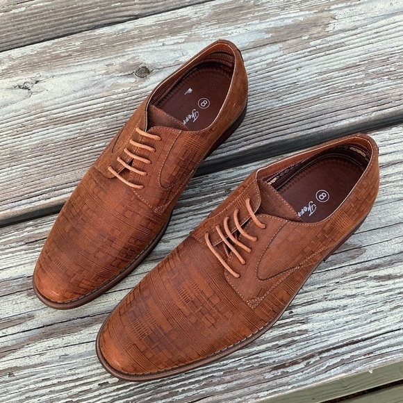 Ferro Aldo Men\'s Brown Leather Dress Shoes main image 5